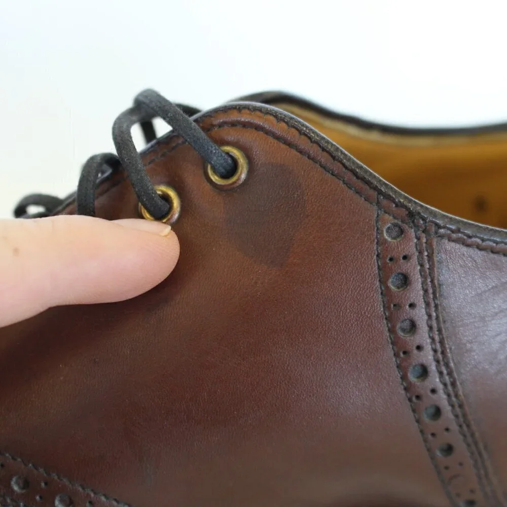 Cole Haan Men's Cognac Brown Oxford Dress Shoe Size 8